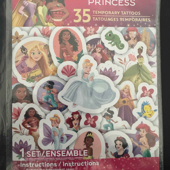 Disney princess temporary tattoos