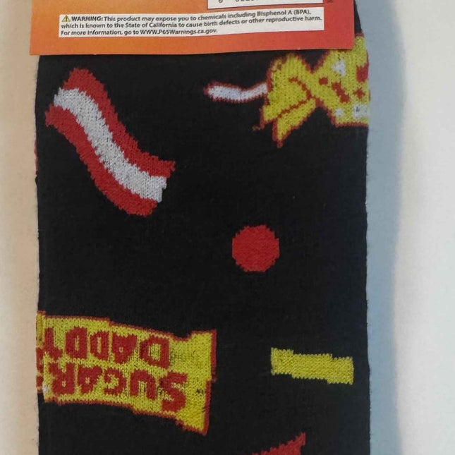Sugar Daddy Socks Unisex Crew Cut - Men's Size 8-12, Women's Size 9-14