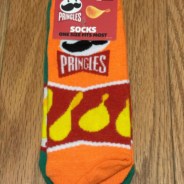 Pringles socks one size fits most ankle socks, two pack