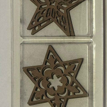 Laser cut craft icons stars