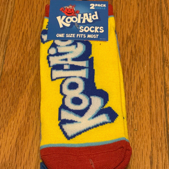 Kool-Aid ankle socks, two pack one size fits most ￼