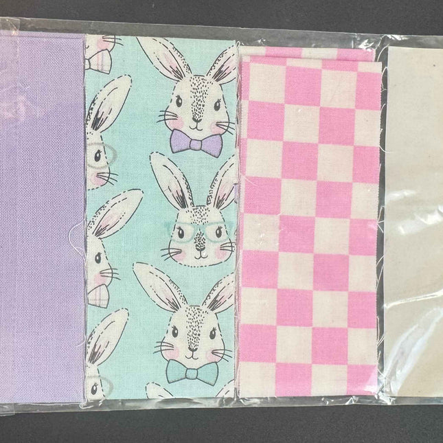 Bunny fabric strips