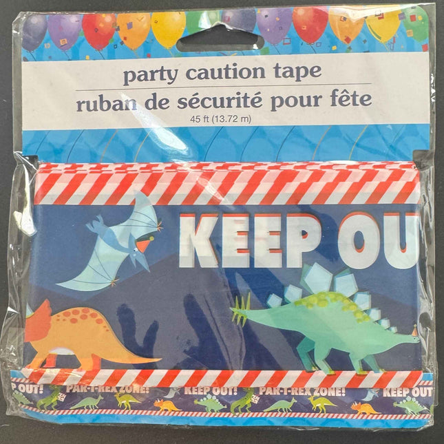 Party Dinosaur Tape - Keep Out Tape for Epic Dinosaur-Themed Parties