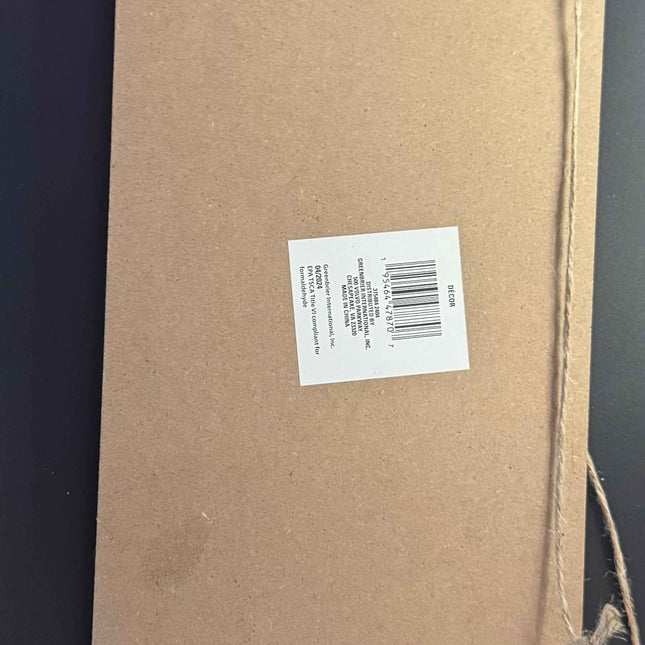 Greenbrier Rustic Wooden Gray Rustic Home Decor Sign - "Home where family gathers, friends meet and roots grow" 23.5" x 6"