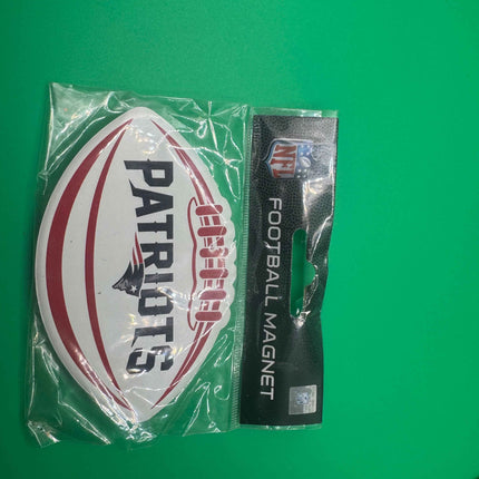NFL Official New England Patriots Ceramic Football Magnet - Perfect for Fans and Collectors