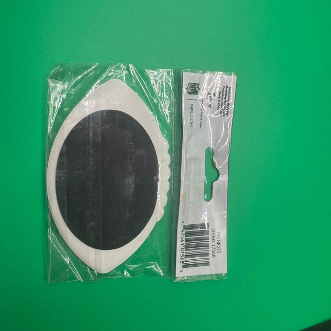 NFL Official New England Patriots Ceramic Football Magnet - Perfect for Fans and Collectors