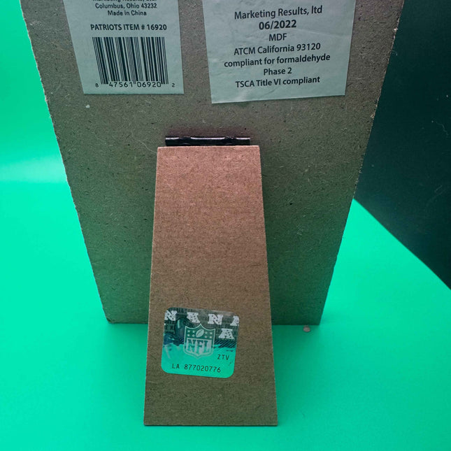 NFL New England Patriots Mini Clipboard - Official Team Merchandise Wooden Clip Board