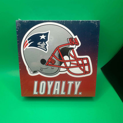 NFL New England Patriots Wooden Plaque Large 5'' x 5'' x 1.5''