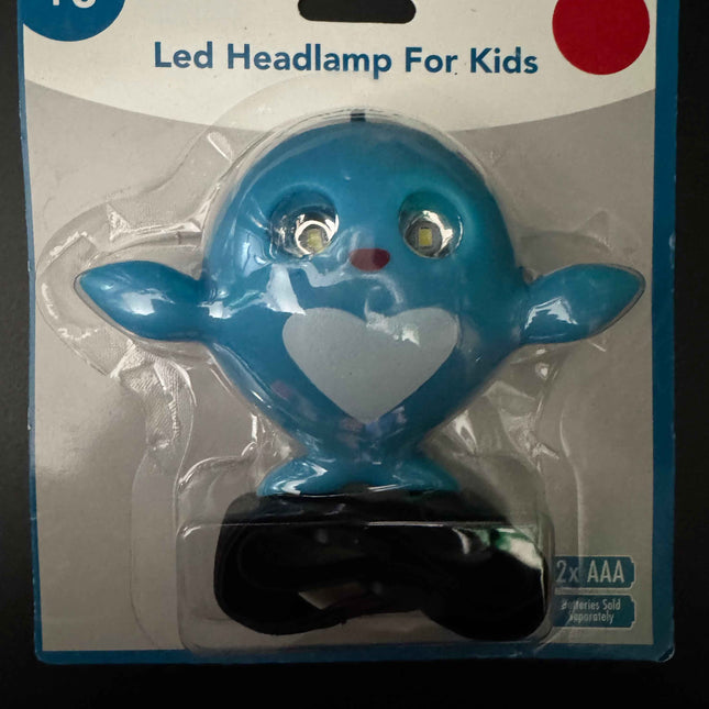 Led BIRD Headlamp for Kids - Battery Operated - 2 Light Modes Flashlight Blink