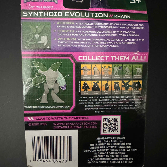 Final Faction Kharn Evolution Synthoid Toy Brand New Toys