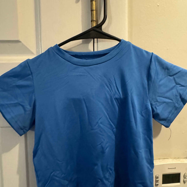 Youth Dry-Fit Active Athletic Fitness Shirt, Blue, Size 2T
