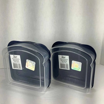 Official NFL New England Patriots Sandwich Container - Durable Plastic Lunch Box